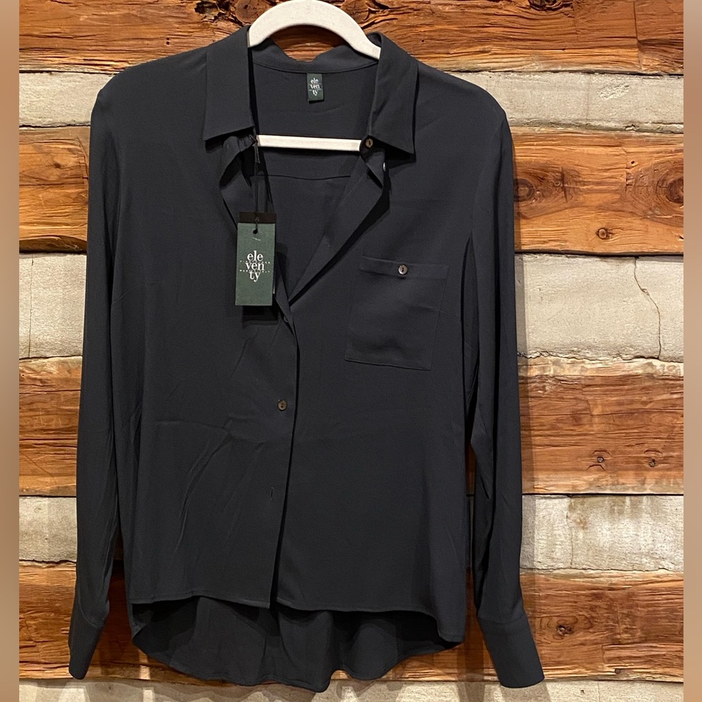 Eleventy Silk Blouse
